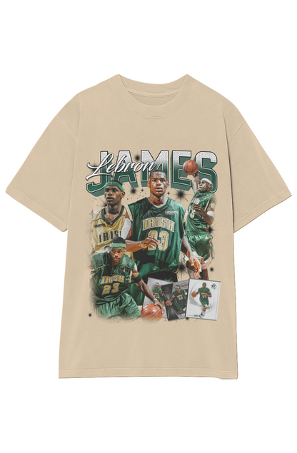 LEBRON JAMES VINTAGE HIGH SCHOOL TEE