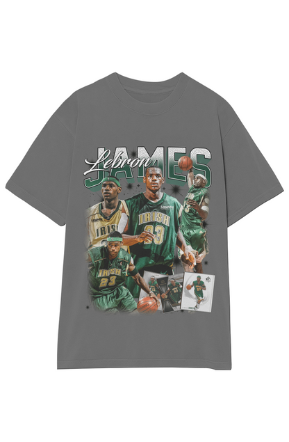 LEBRON JAMES VINTAGE HIGH SCHOOL TEE