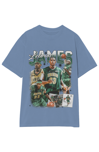 LEBRON JAMES VINTAGE HIGH SCHOOL TEE