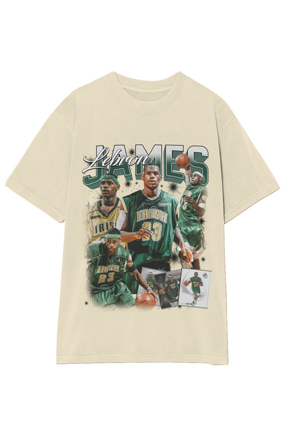 LEBRON JAMES VINTAGE HIGH SCHOOL TEE
