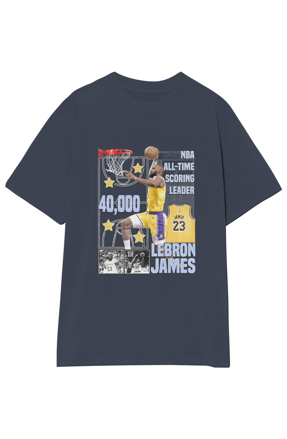 LEBRON JAMES 40 000 PTS TEE Double Sided 