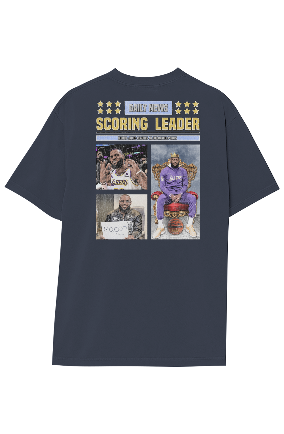 LEBRON JAMES 40 000 PTS TEE Double Sided 