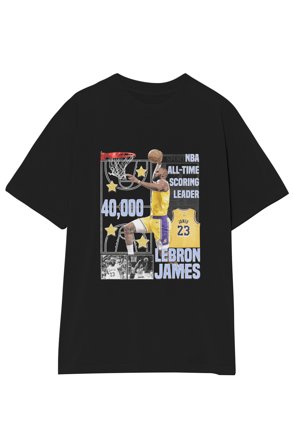 LEBRON JAMES 40 000 PTS TEE Double Sided 