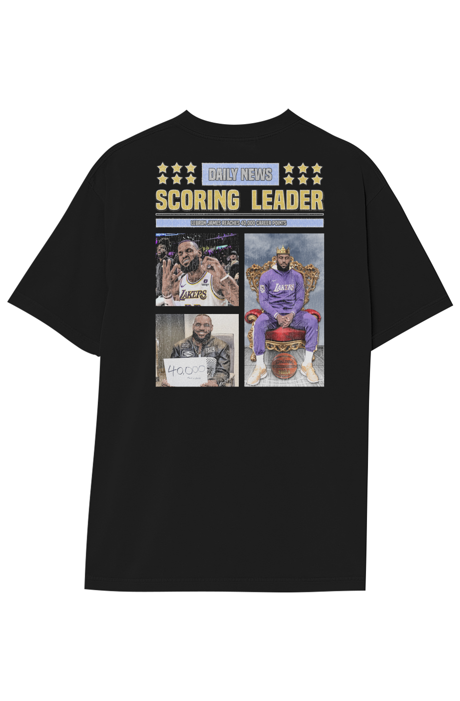 LEBRON JAMES 40 000 PTS TEE Double Sided 