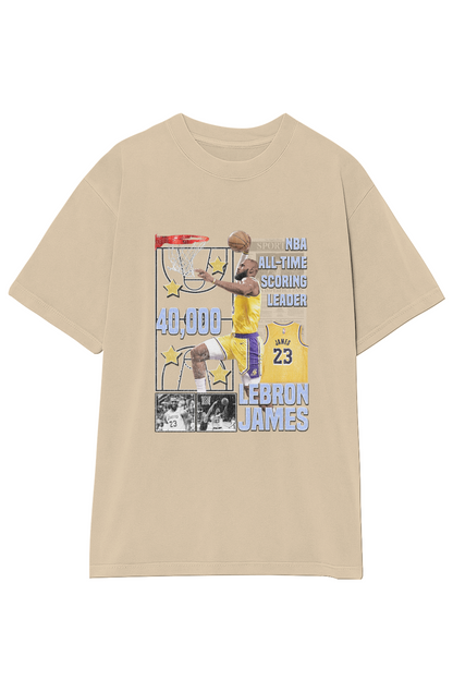 LEBRON JAMES 40,000 PTS TEE (Double Sided)