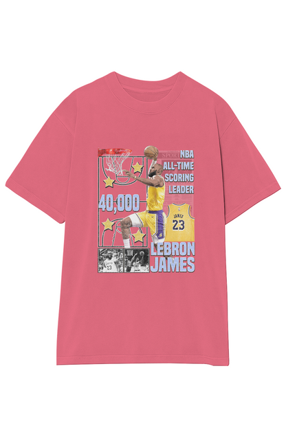 LEBRON JAMES 40,000 PTS TEE (Double Sided)