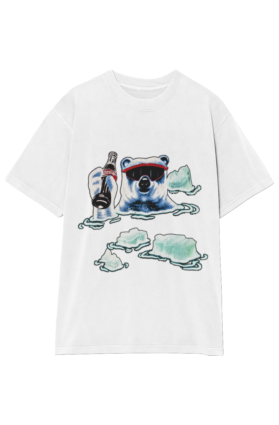 POLAR BEAR ICE COLD FIZZ TEE Double Sided 