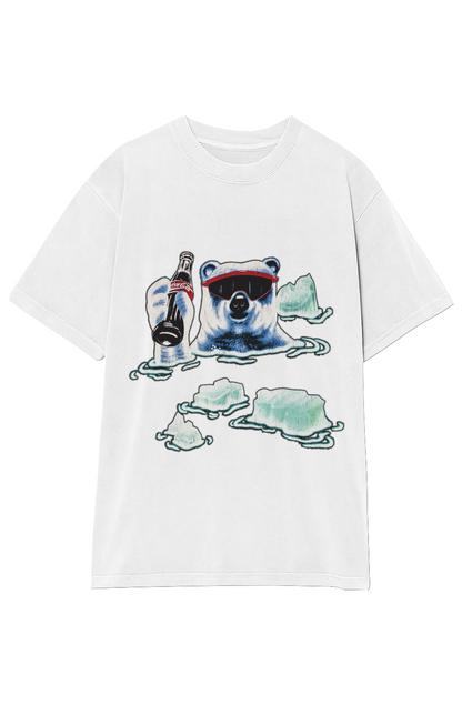POLAR BEAR ICE COLD FIZZ TEE Double Sided 