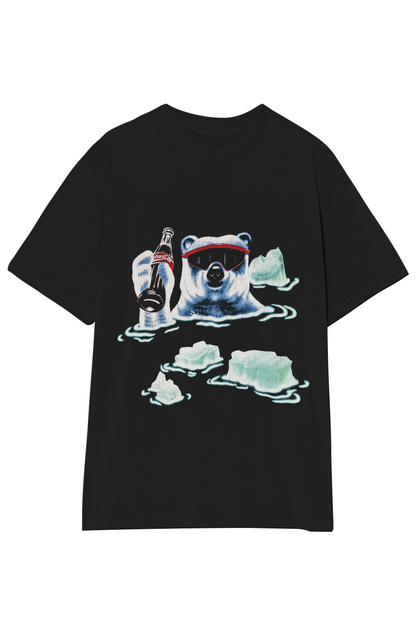 POLAR BEAR ICE COLD FIZZ TEE Double Sided 