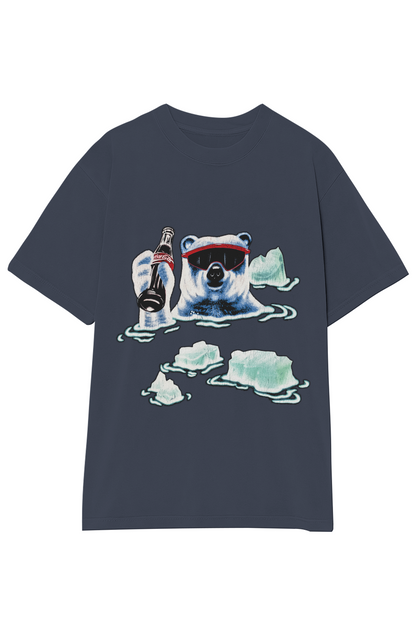 POLAR BEAR ICE COLD FIZZ TEE Double Sided 