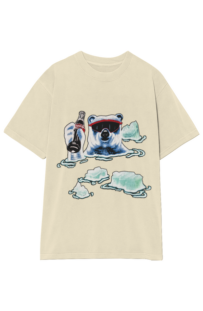 POLAR BEAR ICE COLD FIZZ TEE (Double Sided)