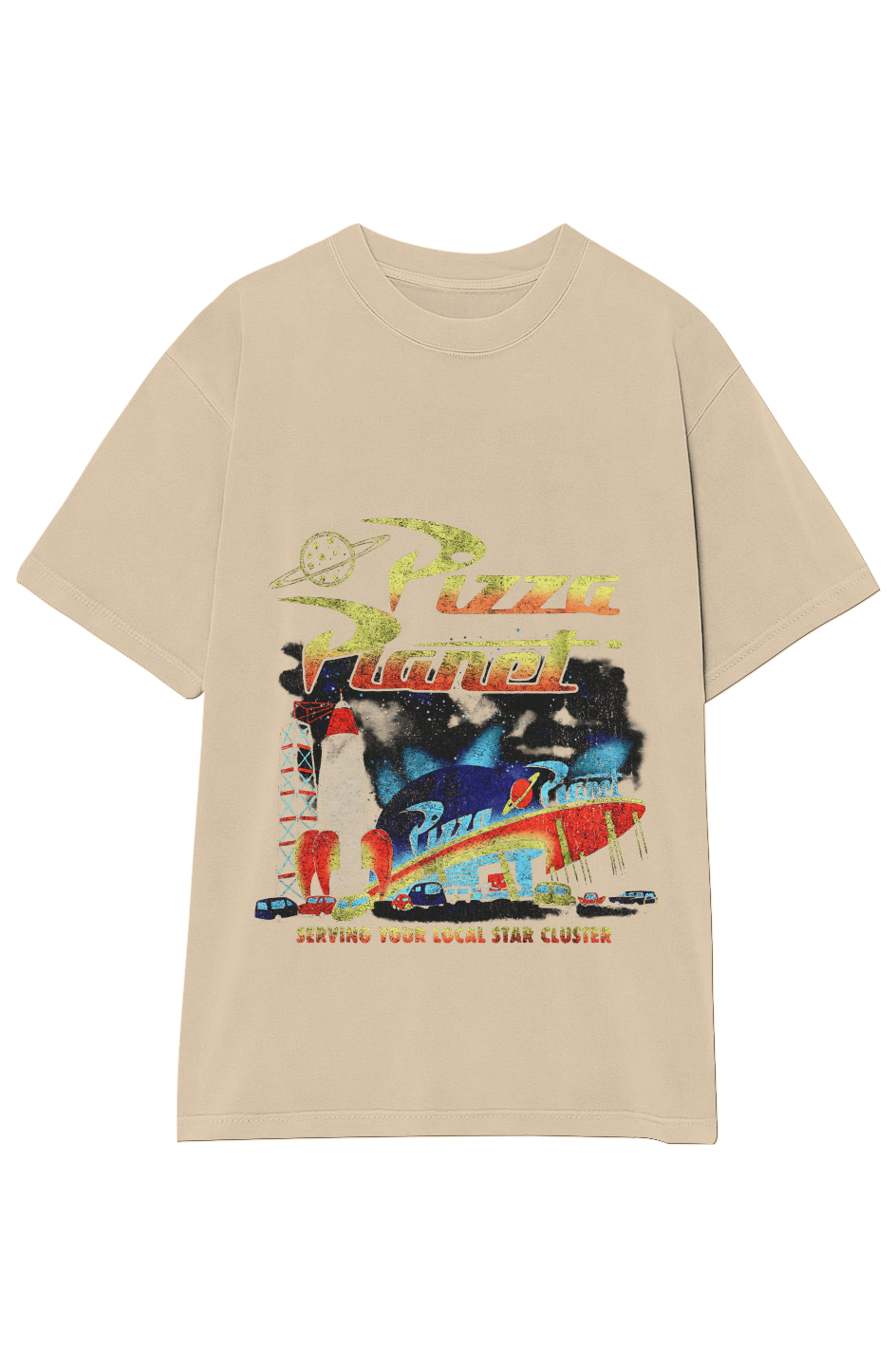 TOY STORY - PIZZA PLANET TEE V (DOUBLE SIDED)