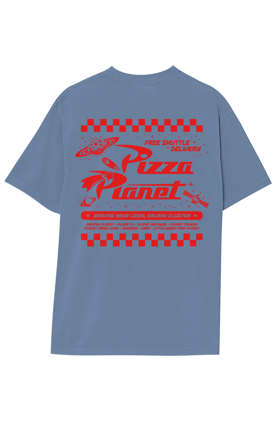 TOY STORY - PIZZA PLANET TEE V (DOUBLE SIDED)