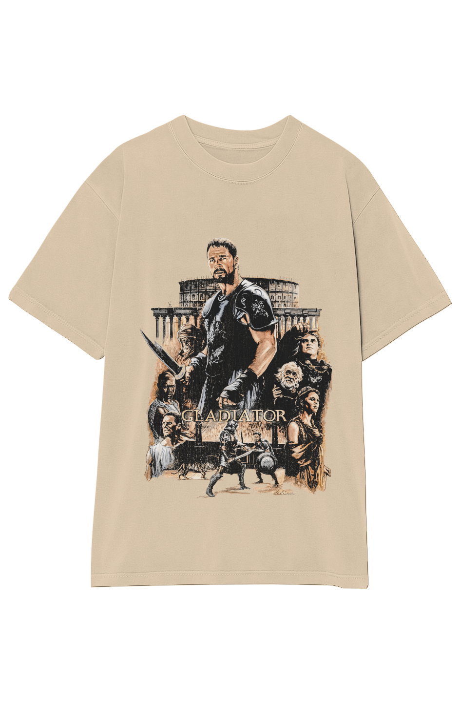 GLADIATOR VINTAGE TEE (Double Sided)