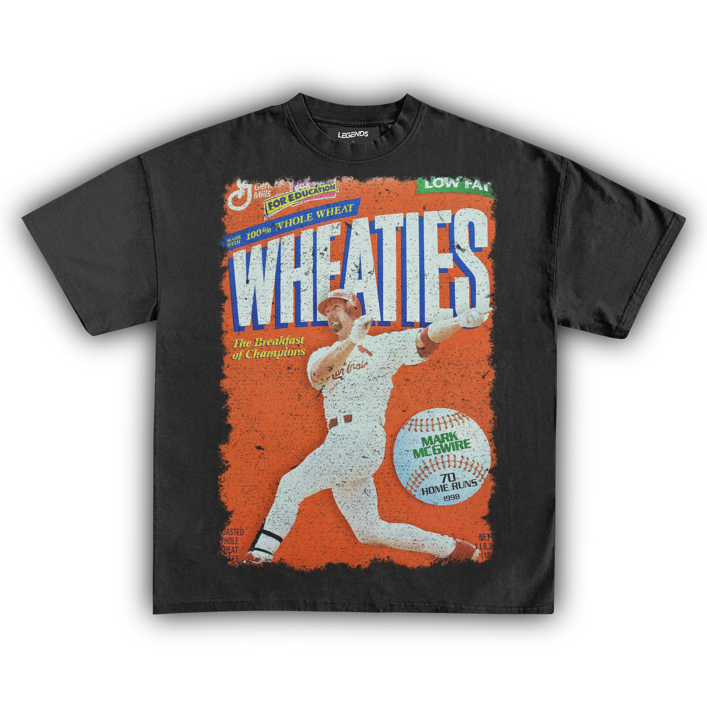 WHEATIES MARK MCGWIRE 1998 VINTAGE TEE