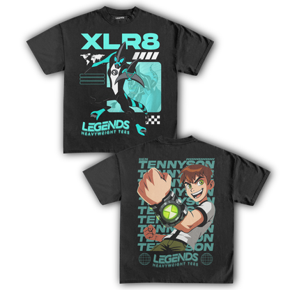 XLR8 & BEN TENNYSON TEE (DOUBLE SIDED)