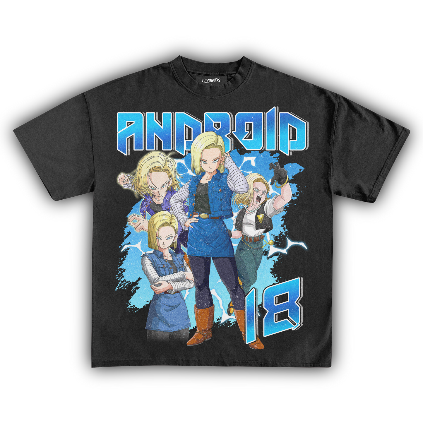 DRAGON BALL Z: ANDROID 18 VINTAGE TEE