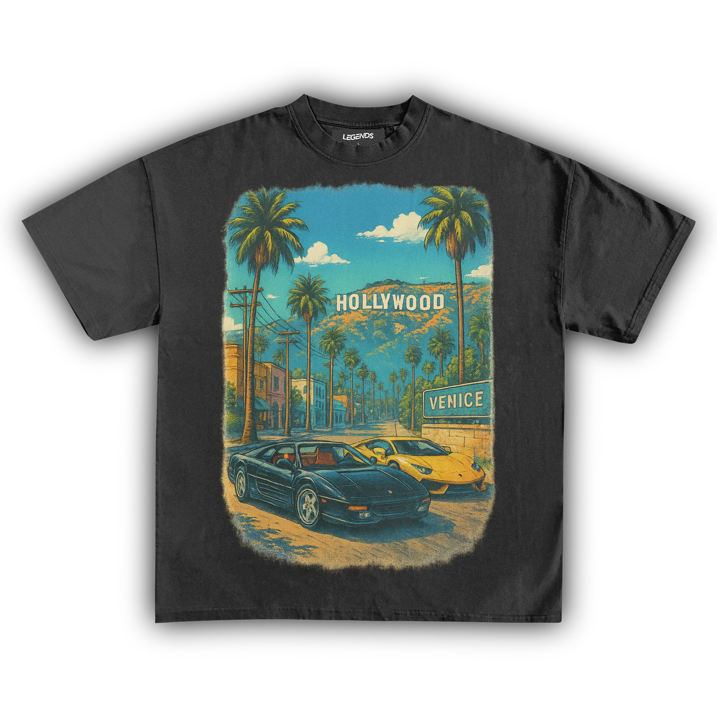 HOLLYWOOD Y VENICE TEE