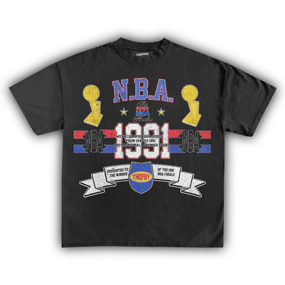 1991 BASKETBALL CHAMPIONS VINTAGE TEE