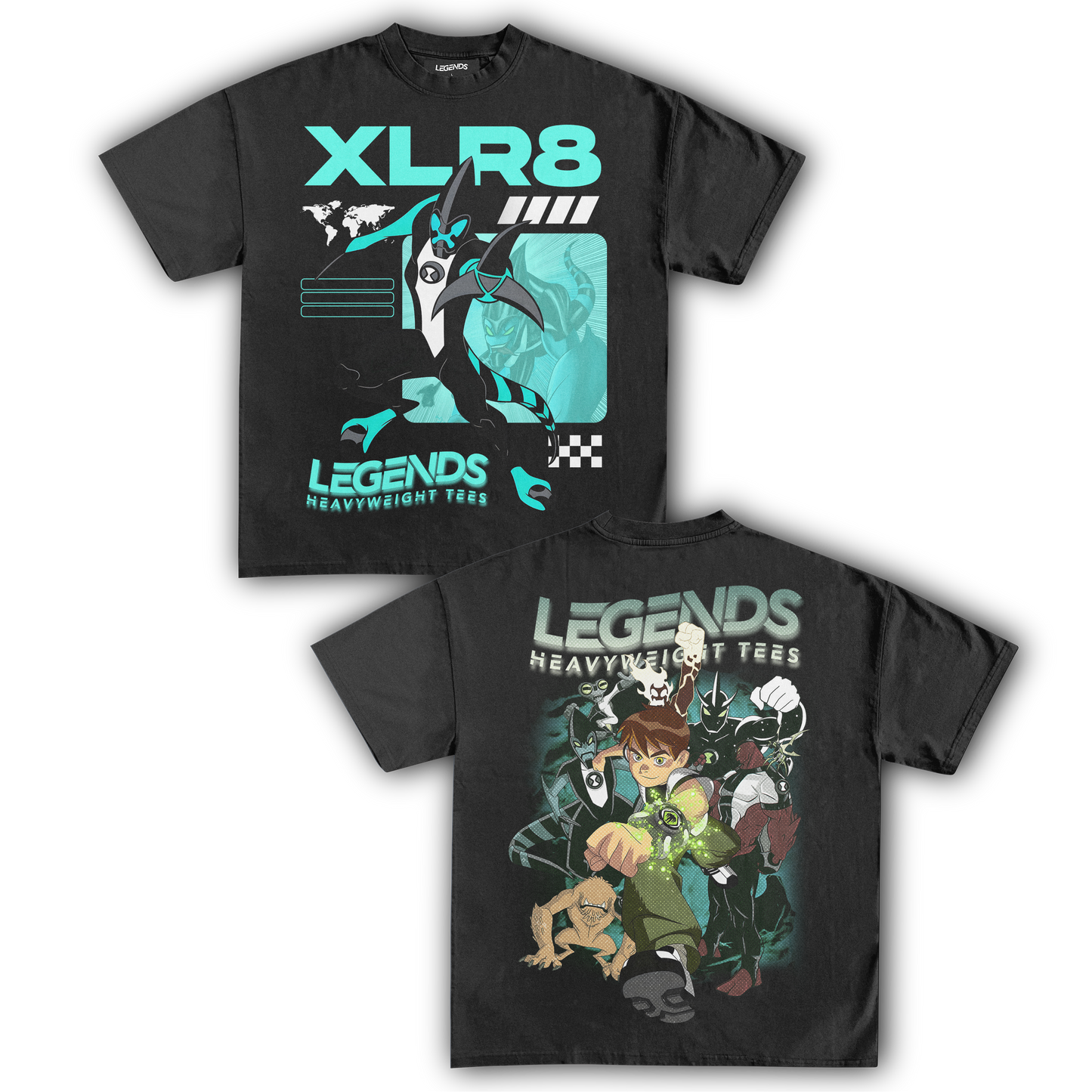 XRL8 & BEN 10 TEE (DOUBLE SIDED)