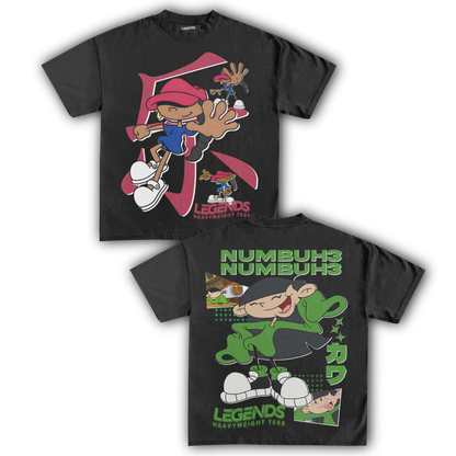 KIDS NEXT DOOR - NUMBER 5 & 3 TEE (DOUBLE SIDED)