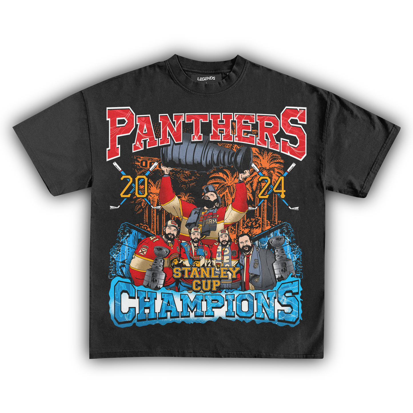 FLORIDA PANTHERS 2024 STANLEY CUP CHAMPIONS TEE