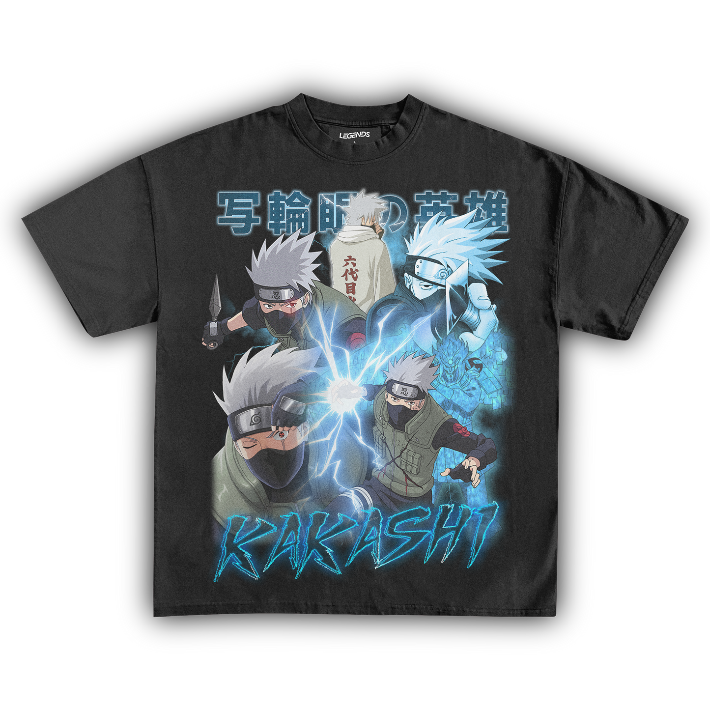 NARUTO SHIPPUDEN KAKASHI VINTAGE TEE