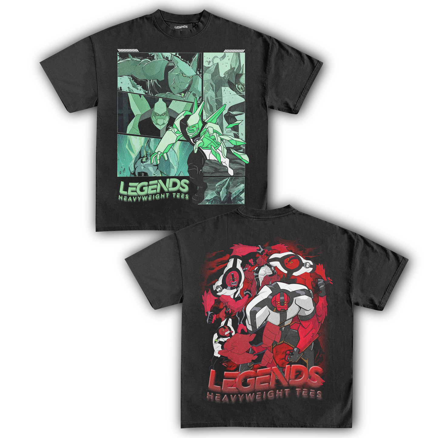 DIAMONDHEAD & FOURARMS TEE (DOUBLE SIDED)