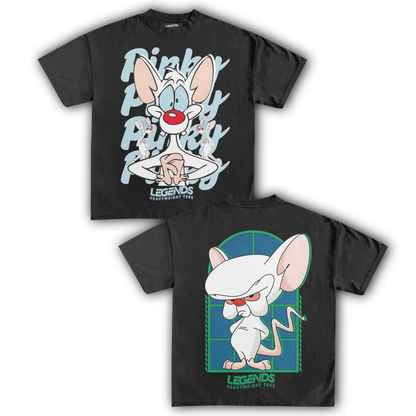 PINKY & THE BRAIN TEE II (DOUBE SIDED)