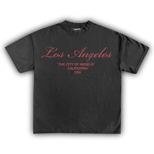 CITY OF ANGELS V1 SINGLE TEE BLACK