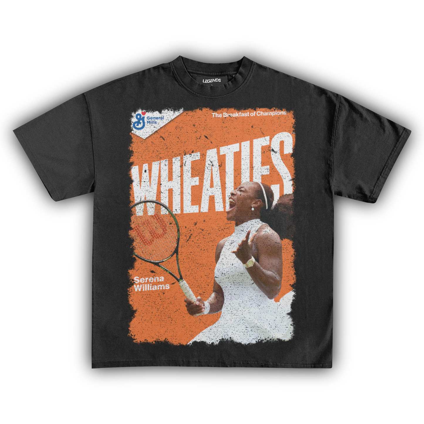 WHEATIES SERENA WILLIAMS 2001 VINTAGE TEE