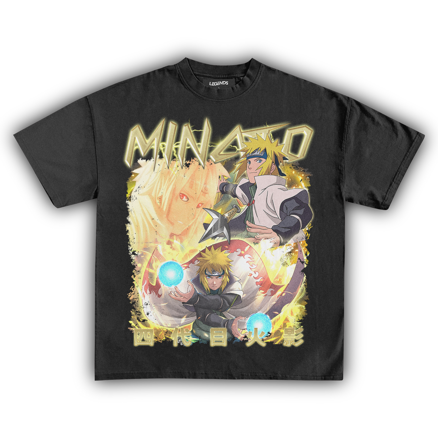 NARUTO SHIPPUDEN MINATO VINTAGE TEE