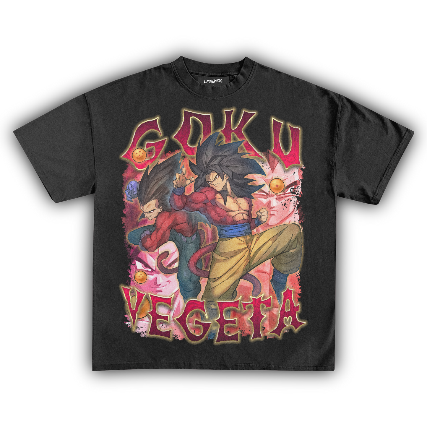 DRAGON BALL Z: GOKU x VEGETA VINTAGE TEE