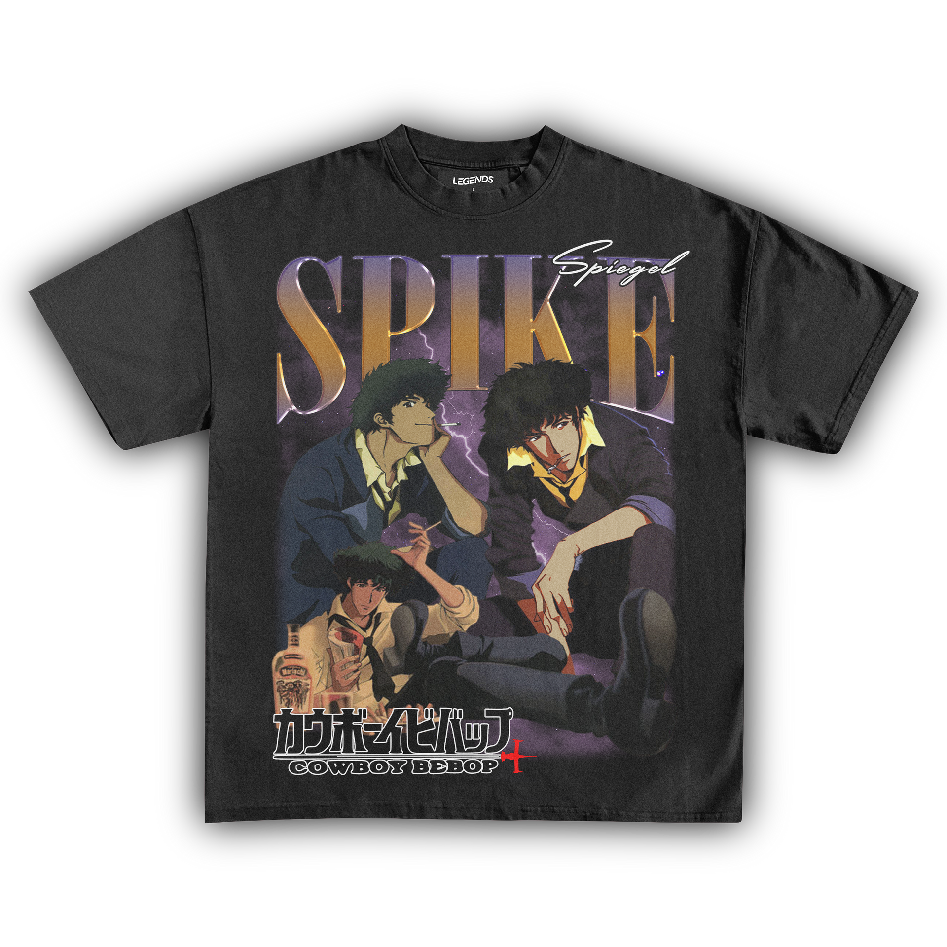 Cowboy Bepop Spike Spiegel Tee » Anime » Vintage Heavyweight T
