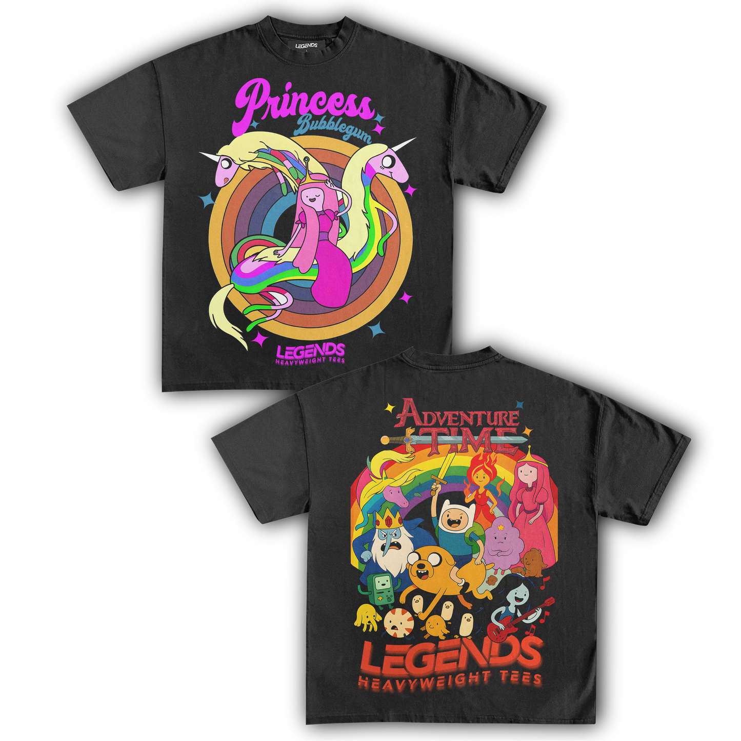 ADVENTURE TIME - PRINCESS BUBBLEGUM TEE II (DOUBLE SIDED)
