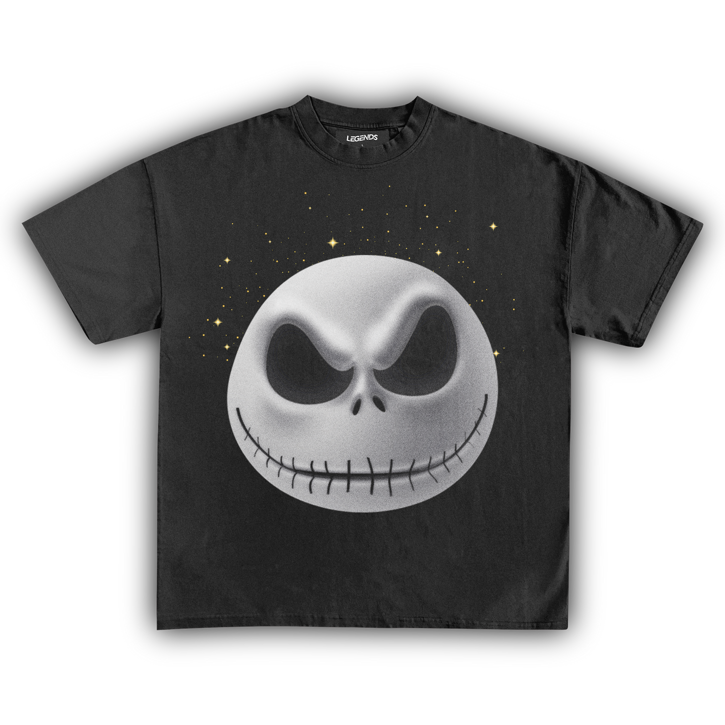 THE NIGHTMARE BEFORE CHRISTMAS: JACK SKELLINGTON BIG FACE TEE