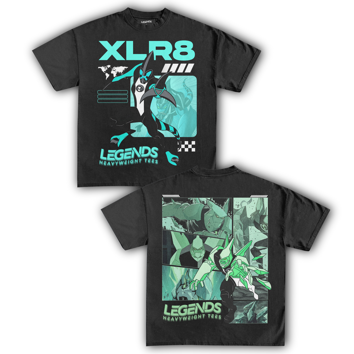 XRL8 & DIAMONDHEAD TEE (DOUBLE SIDED)