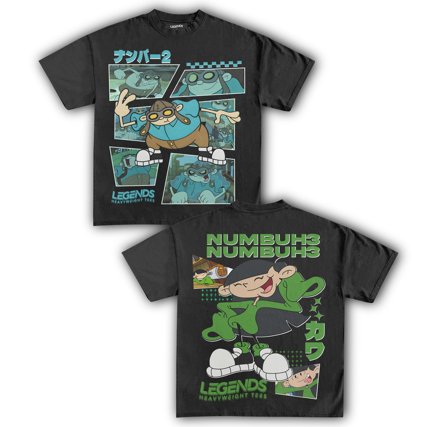 KIDS NEXT DOOR - NUMBER 2 & 3 TEE (DOUBLE SIDED)