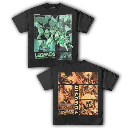 DIAMONDHEAD & HEATBLAST TEE (DOUBLE SIDED)