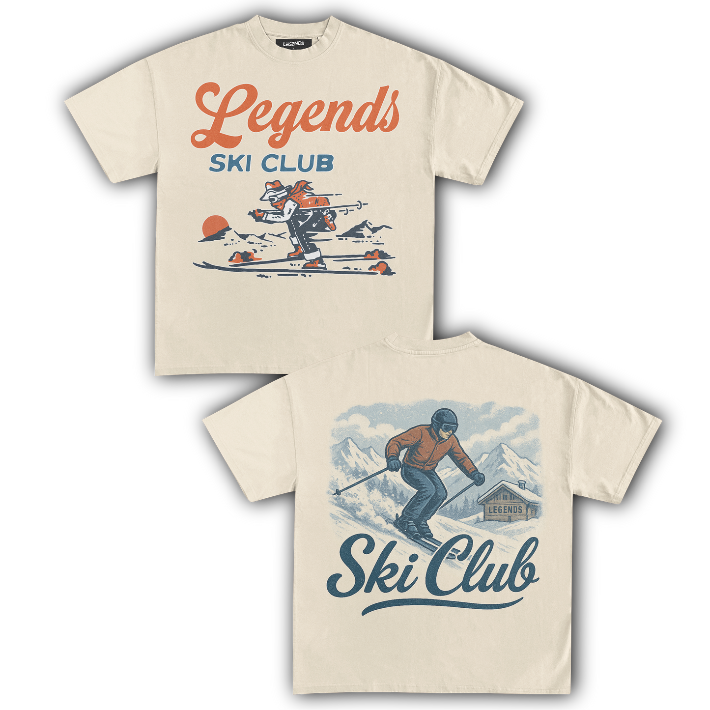 LEGENDS SKI CLUB - SKI CLUB II (DOUBLE SIDED)