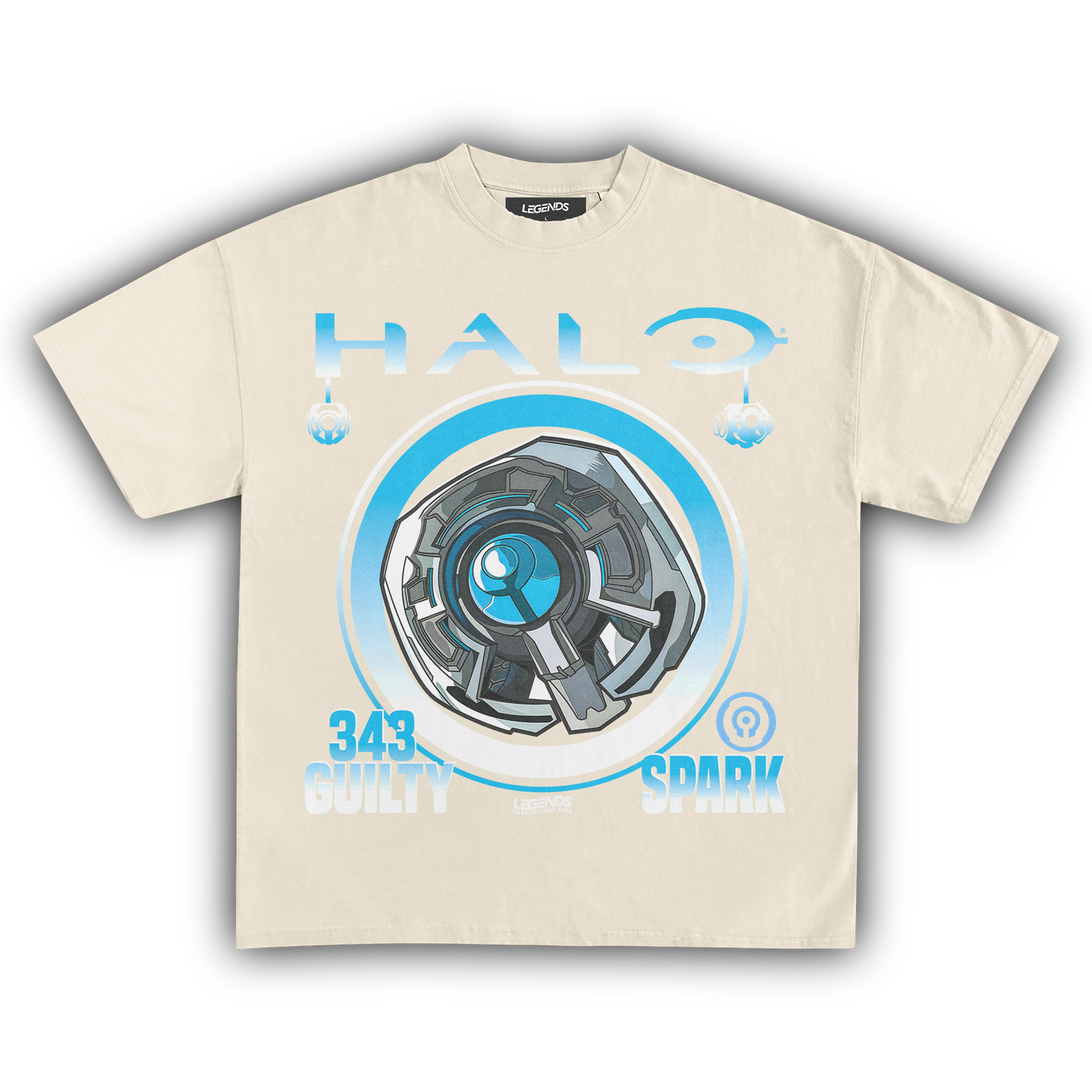 343 GUILTY SPARK HALO COMBAT EVOLVED TEE SINGLE