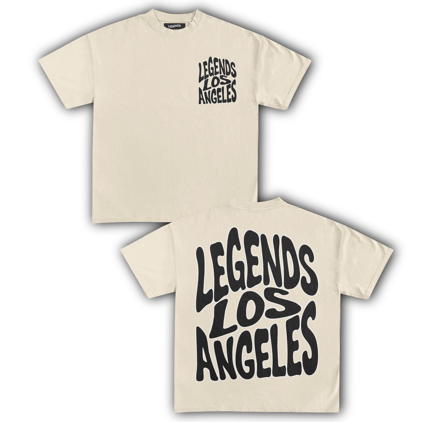 LEGENDS LOS ANGELES DOUBLE TEE BLACK