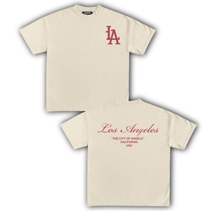 CITY OF ANGELS V1 DOUBLE TEE WHITE