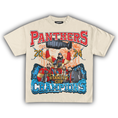 FLORIDA PANTHERS 2024 STANLEY CUP CHAMPIONS TEE