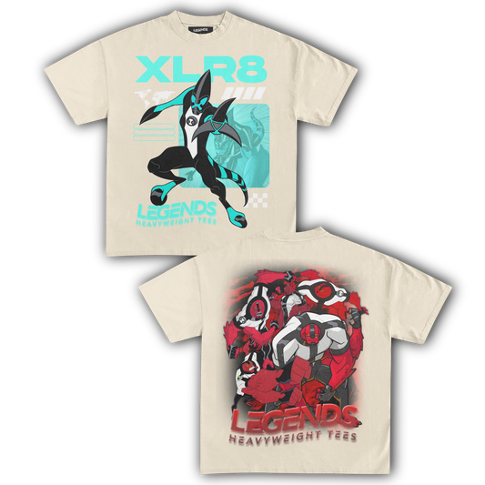 XLR8 & FOURARMS TEE (DOUBLE SIDED)