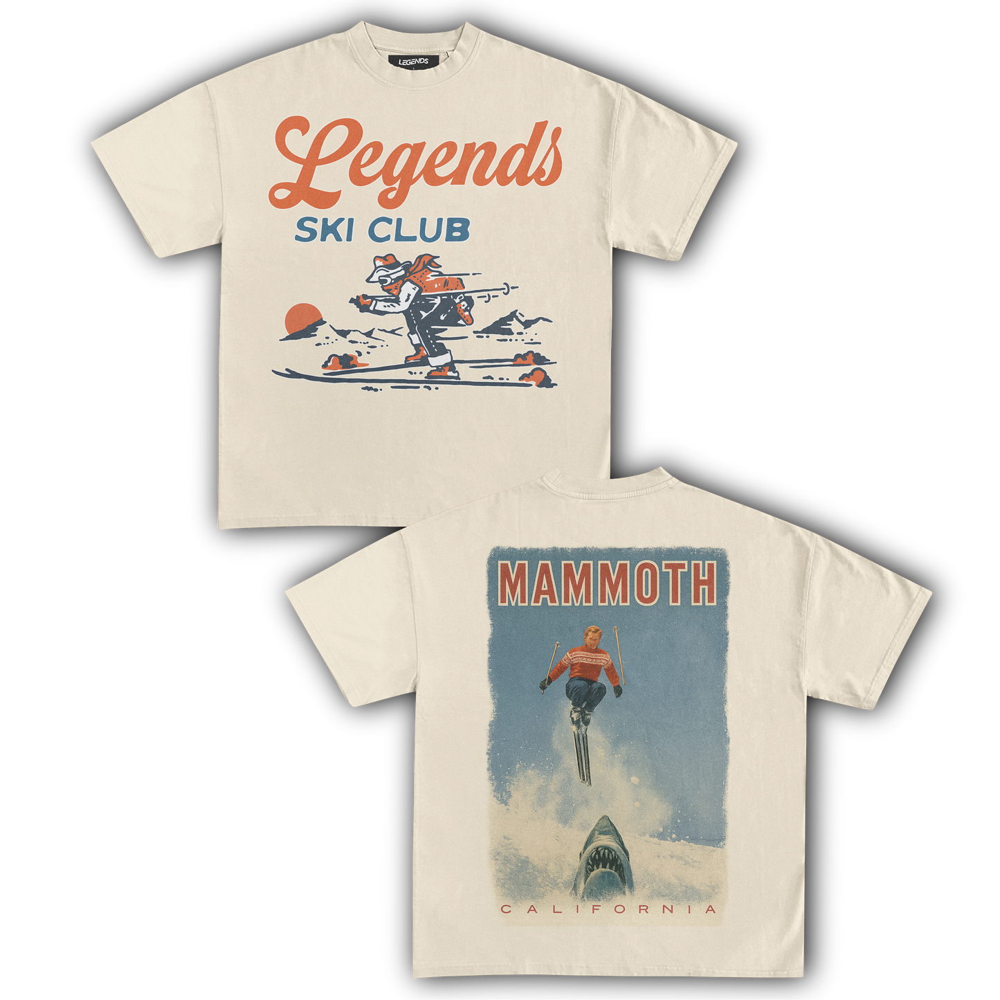 LEGENDS SKI CLUB - MAMMOTH JAWS (DOUBLE SIDED)