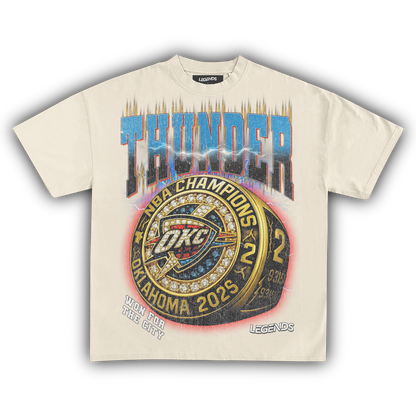 OKLAHOMA CITY THUNDER - CHAMPION RING TEE