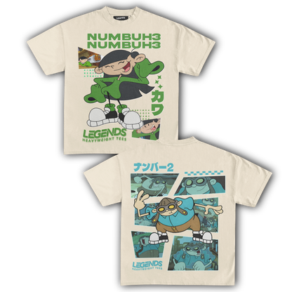 KIDS NEXT DOOR - NUMBER 3 & 2 TEE (DOUBLE SIDED)