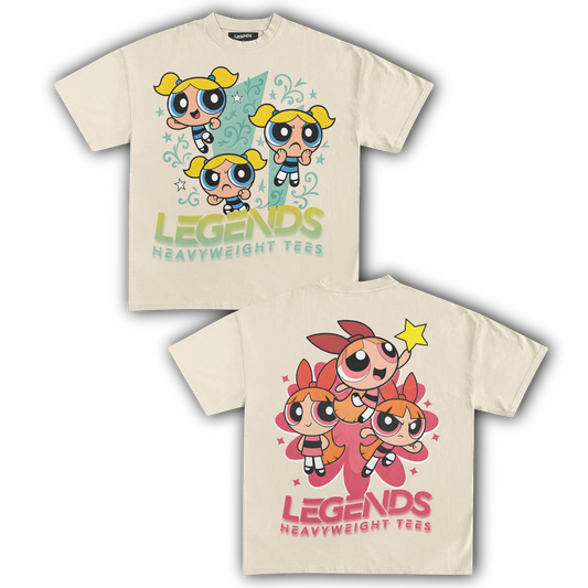 BUBBLES & BLOSSOM TEE (DOUBLE SIDED)