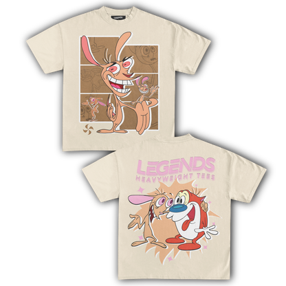 REN & STIMPY TEE III (DOUBLE SIDED)